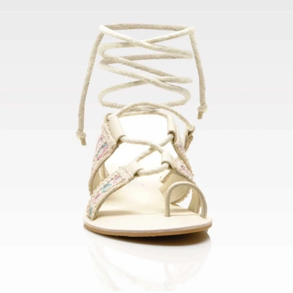 Free People Mantra Mirror Sandals / Natural